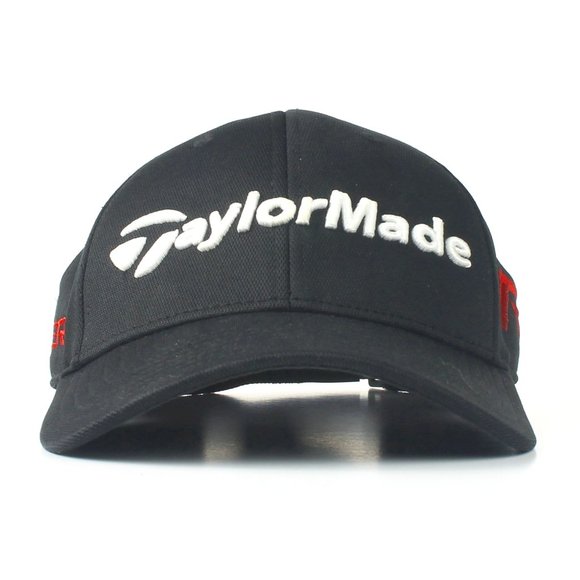 TaylorMade Accessories - Taylor Made Aeroburner R15 Golf Strap Back Hat Cap Black/White/Red